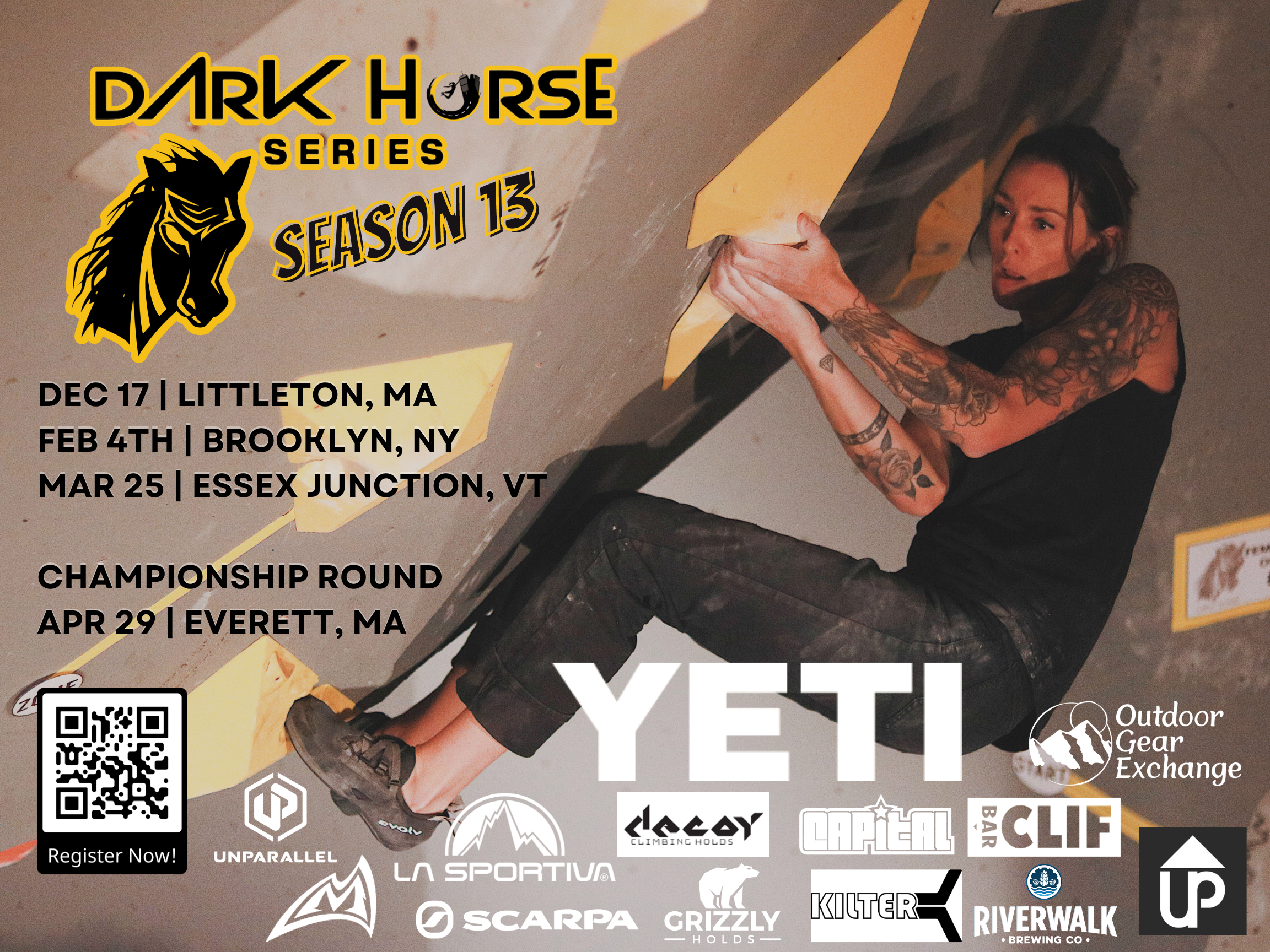 Posters — DARK HORSE BOULDERING SERIES